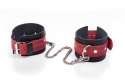 Kajdanki- Cuffs Crazy Horse Red, Big Kajdanki- Cuffs Crazy Horse Red, Big
