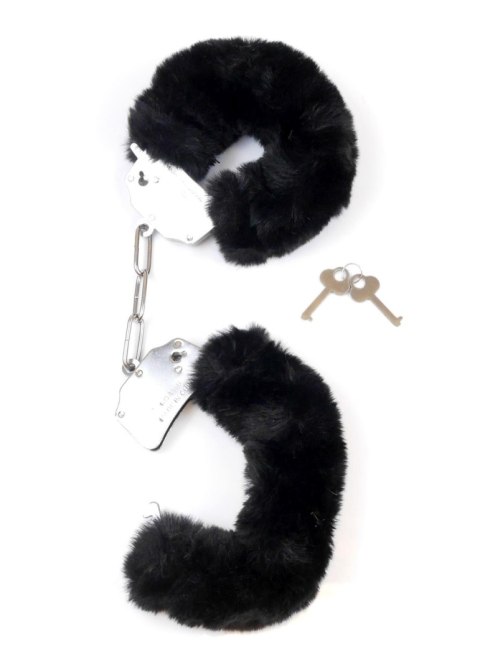 Kajdanki Fetish B - Series- Furry Cuffs Black Kajdanki Fetish B - Series- Furry Cuffs Black