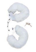 Kajdanki Fetish B - Series - Furry Cuffs White Kajdanki Fetish B - Series - Furry Cuffs White