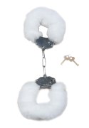 Kajdanki Fetish B - Series - Furry Cuffs White Kajdanki Fetish B - Series - Furry Cuffs White