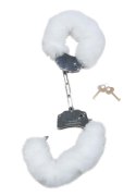 Kajdanki Fetish B - Series - Furry Cuffs White Kajdanki Fetish B - Series - Furry Cuffs White