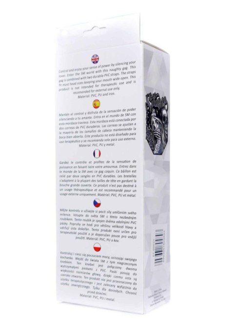 Knebel – Ball Gag Fetish B-Series (Czarny, 3 otwory) Knebel – Ball Gag Fetish B-Series (Czarny, 3 otwory)