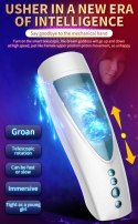Masturbator – Wibracje, Rotacja i Efekty Świetlne | 10+10 Funkcji + Talk Mode