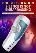 Masturbator – Wibracje, Rotacja i Efekty Świetlne | 10+10 Funkcji + Talk Mode