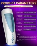 Masturbator – Wibracje, Rotacja i Efekty Świetlne | 10+10 Funkcji + Talk Mode