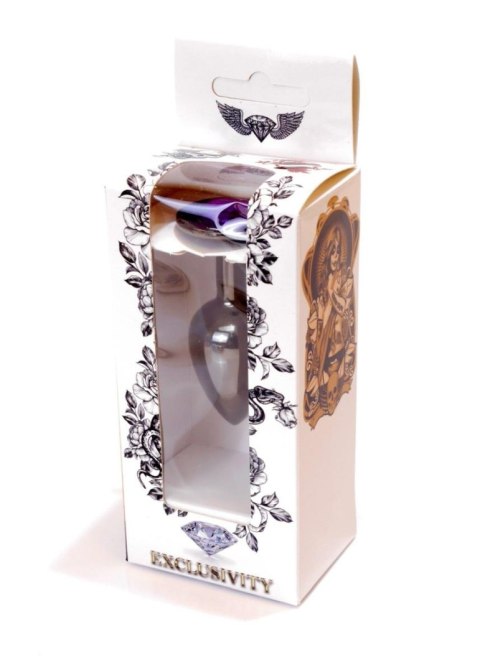 Plug-Jewellery Dark Silver PLUG- Purple Plug-Jewellery Dark Silver PLUG- Purple