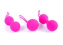 Kulki-Silicone Kegal Balls Set - Pink
