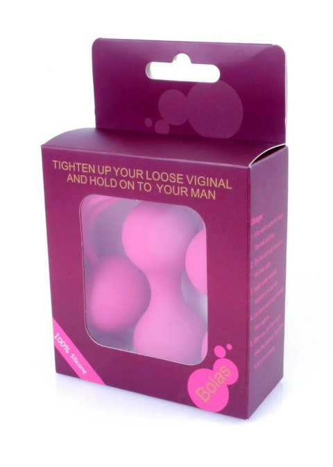 Kulki-Silicone Kegal Balls Set - Pink
