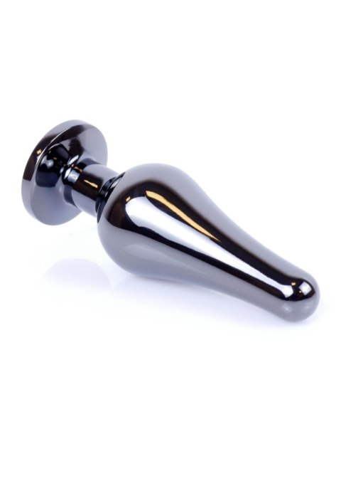 Plug-Jewellery Dark Silver BUTT PLUG- Red Plug-Jewellery Dark Silver BUTT PLUG- Red