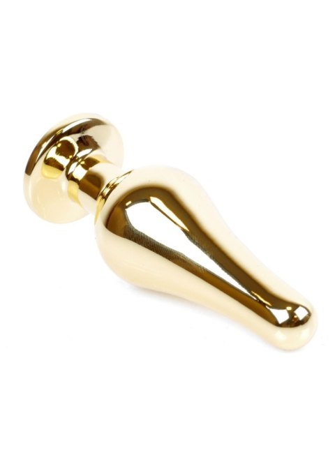 Plug-Jewellery Gold BUTT PLUG- Green Plug-Jewellery Gold BUTT PLUG- Green