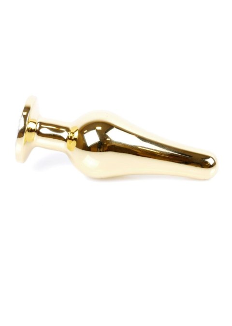 Plug-Jewellery Gold BUTT PLUG- Green Plug-Jewellery Gold BUTT PLUG- Green
