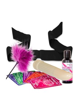 Gra Erotyczna Ekskluzywna dla Dwojga | 50 Kart + Gadżety + Żel + Wibrator