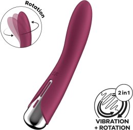 Satisfyer™ Spinning Vibe 1 Red – Obrotowy Wibrator Punktu G