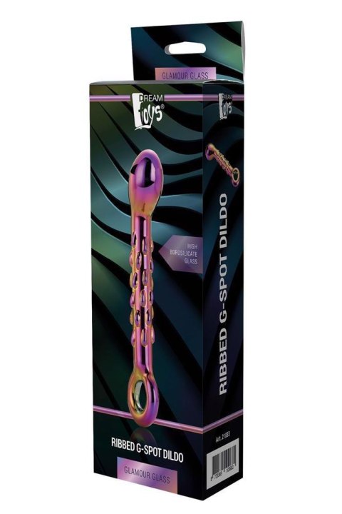 Lustra Pulse™ – Glamour Glass Ribbed G-Spot Dildo Lustra Pulse™ – Glamour Glass Ribbed G-Spot Dildo