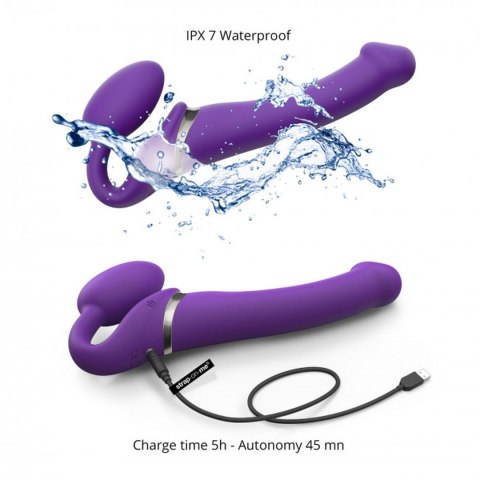 Vibrating Strap-On L Purple – Wibrujący Strap-On dla Par Vibrating Strap-On L Purple – Wibrujący Strap-On dla Par