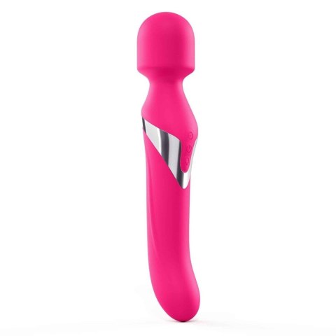 DUAL ORGASMS Magenta | Dwustronny wibrator Dorcel – Rotacje + Różdżka DUAL ORGASMS Magenta | Dwustronny wibrator Dorcel – Rotacje + Różdżka