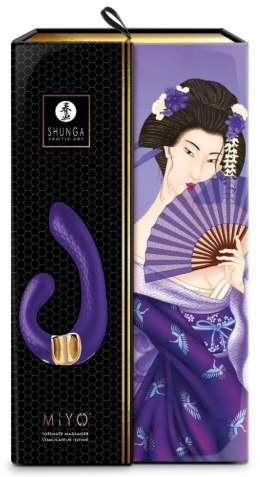 MIYO™ Intimate Massager Purple – Luksusowy Wibrator Shunga