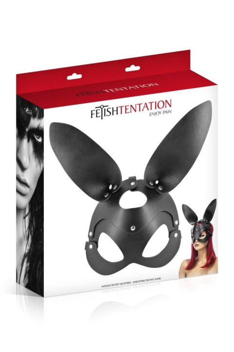 Fetish Adjustable Bunny Mask – Czarna maska królicza Fetish Adjustable Bunny Mask – Czarna maska królicza