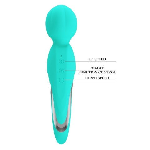 PRETTY LOVE™ – Walter Green | Luksusowa Różdżka Masująca 7 Funkcji Wibracji • 5 Poziomów Intensywności • Silikon Premium PRETTY LOVE™ – Walter Green | Luksusowa Różdżka Masująca 7 Funkcji Wibracji • 5 Poziomów Intensywności • Silikon Premium
