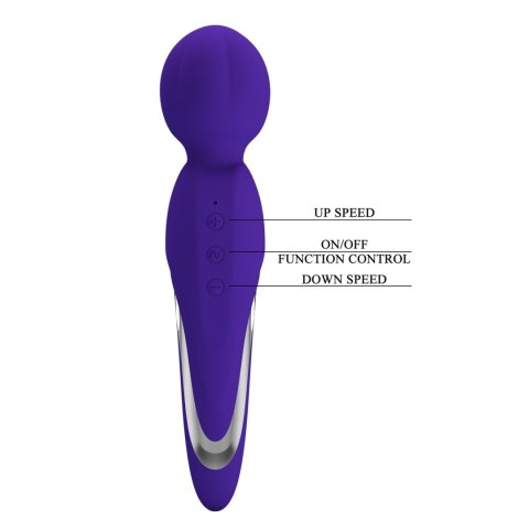 PRETTY LOVE™ – Walter Purple | Luksusowa Różdżka Masująca 7 Funkcji Wibracji • 5 Poziomów Intensywności • Silikon Premium PRETTY LOVE™ – Walter Purple | Luksusowa Różdżka Masująca 7 Funkcji Wibracji • 5 Poziomów Intensywności • Silikon Premium