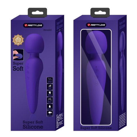 PRETTY LOVE™ Meredith Dark Purple – Wodoodporny Masażer z 7 Trybami PRETTY LOVE™ Meredith Dark Purple – Wodoodporny Masażer z 7 Trybami