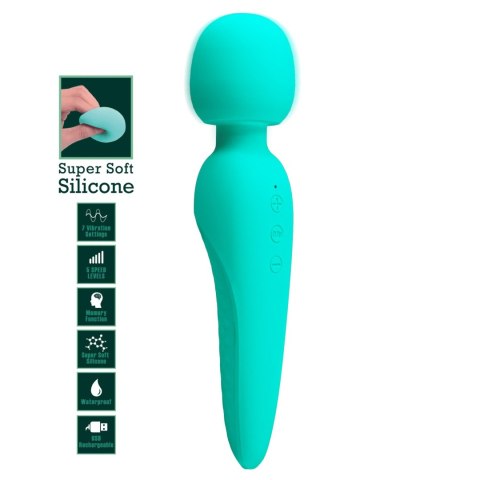 PRETTY LOVE™ Meredith Green – Wodoodporny Masażer z 7 Trybami PRETTY LOVE™ Meredith Green – Wodoodporny Masażer z 7 Trybami