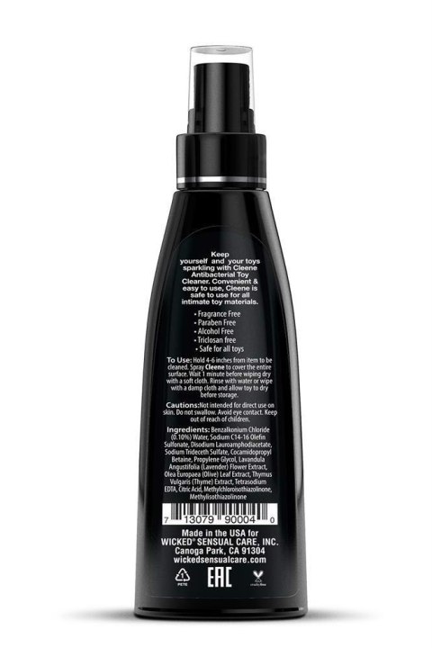 WICKED ANTI-BACTERIAL TOY CLEANER 120ML WICKED ANTI-BACTERIAL TOY CLEANER 120ML