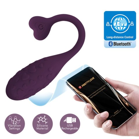 PRETTY LOVE – Fisherman Purple | Jajeczko wibrujące z aplikacją PRETTY LOVE – Fisherman Purple | Jajeczko wibrujące z aplikacją