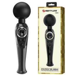 PRETTY LOVE™ Skyler Black – Potężny Masażer z 10 Funkcjami Wibracji