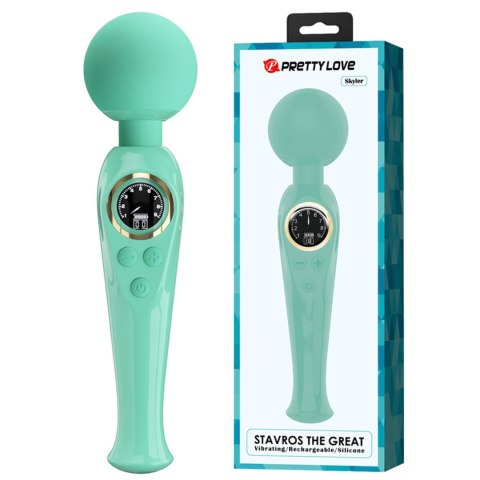 PRETTY LOVE™ Skyler Green – Potężny Masażer z 10 Trybami Wibracji
