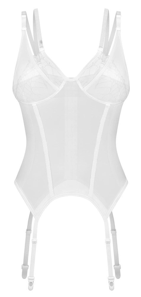 Obsessive Arrowel Basque L/XL Koronkowy Transparentny Biały Obsessive Obsessive Arrowel Basque L/XL Koronkowy Transparentny Biały Obsessive
