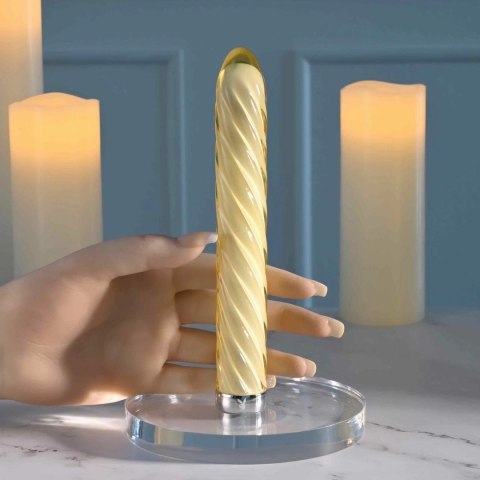 Playboy™ Twist of Fate – Szklany Stymulator Spiralny z Wibracjami Playboy™ Twist of Fate – Szklany Stymulator Spiralny z Wibracjami