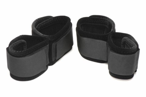XR Brands Zestaw Manżet Nylonowych na Nadgarstki i Kostki Czarny XR Brands XR Brands Zestaw Manżet Nylonowych na Nadgarstki i Kostki Czarny XR Brands