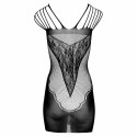 Daring Intimates Riana Czarna Sukienka z Błyszczącymi Elementami Christine