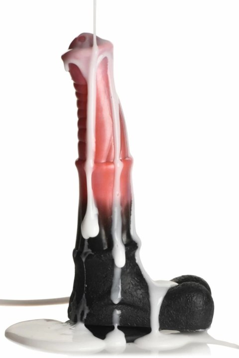 XR Brands™ Centaur Explosion – Silikonowa Maszyna Intymna z Funkcją Strumienia, Czarno-Czerwona XR Brands™ Centaur Explosion – Silikonowa Maszyna Intymna z Funkcją Strumienia, Czarno-Czerwona