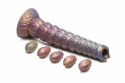 XR Brands™ Deep Invader – Silikonowy Model Tentacle z Jajami, Kolorowy XL