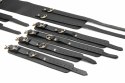XR Brands Temptress Zestaw Uprzęży Uda i Nadgarstkow Czarny Vegan XR Brands