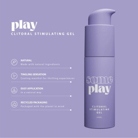 Some Play Żel stymulujący z mentolem 30ml - formuła chłodząca SOME Some Play Żel stymulujący z mentolem 30ml - formuła chłodząca SOME