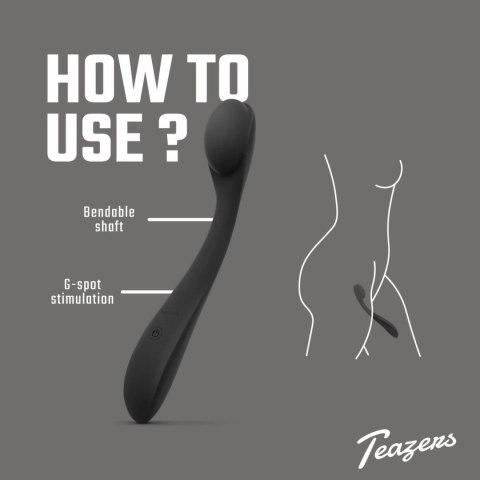 Teazers G-spot Vibrator model elastyczny wodoodporny 5 trybow Teazers Teazers G-spot Vibrator model elastyczny wodoodporny 5 trybow Teazers