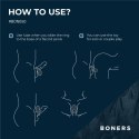 Boners Pierścień Wibrujący 10 Trybow - Regulowany, Silikonowy Boners