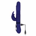 Evolved All in One Rabbit - wielofunkcyjny masażer Royal Blue, wodoodporny Gender X