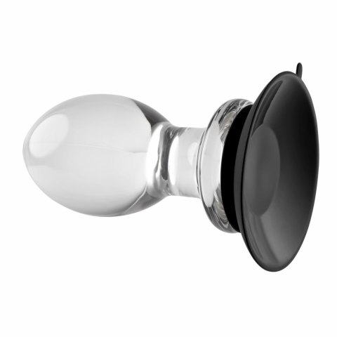 Evolved Crystal Ball Plug - korek anatomiczny z przyssawką, transparentny Gender X Evolved Crystal Ball Plug - korek anatomiczny z przyssawką, transparentny Gender X