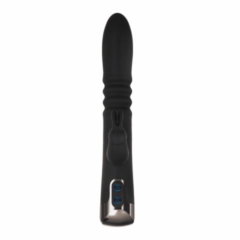 Evolved™ Rapid Rabbit – Czarny Masażer z Podwójną Stymulacją i Ruchem Posuwistym Evolved™ Rapid Rabbit – Czarny Masażer z Podwójną Stymulacją i Ruchem Posuwistym