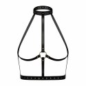 Rosy Gold Body Harness Black - Regulowany pas z ekoskory z pierścieniem Rosy Gold Rosy Gold Body Harness Black - Regulowany pas z ekoskory z pierścieniem Rosy Gold