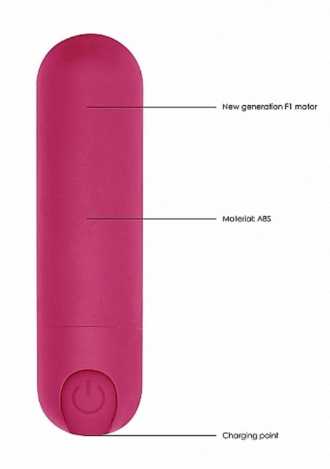 10 Speed Rechargeable Bullet - Pink 10 Speed Rechargeable Bullet - Pink