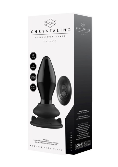 Stretchy - With Suction Cup and Remote - 10 Speed - Black Stretchy - With Suction Cup and Remote - 10 Speed - Black