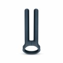 Boners Pierścień Wibrujący i Stymulator Intymny Niebieski USB Boners
