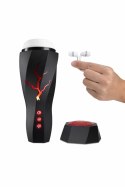 M For Men Storm White - urządzenie intymne wibracyjne z funkcją ssania M For Men