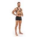 Rocco Anatomiczny Uprząż Regulowana Czarna Skora Ekologiczna Bedroom Fantasies