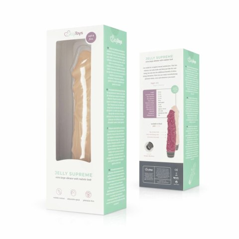 Jelly Supreme Model Vibracyjny Elastyczny 21 cm Transparentny Easytoys Vibe Collection Jelly Supreme Model Vibracyjny Elastyczny 21 cm Transparentny Easytoys Vibe Collection